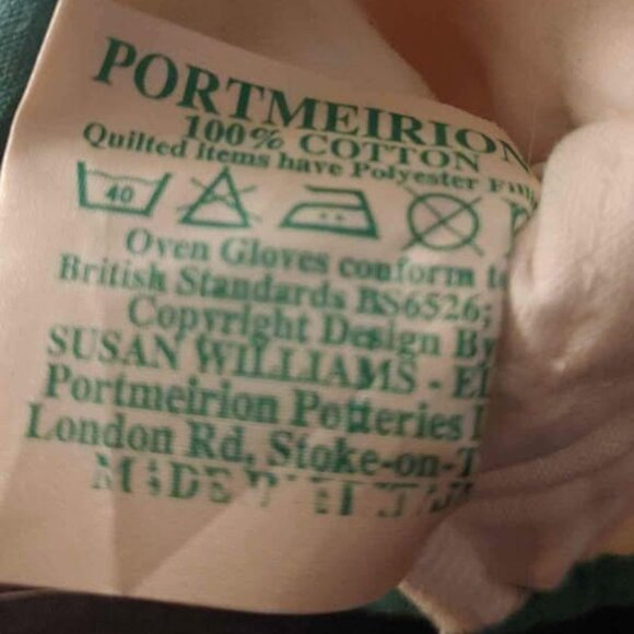 New Portmeirion China Owen Mitt Hot Holder - Picture 6 of 6